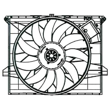 Вентилятор охлаждения в сборе с электроприводом LFK 15164