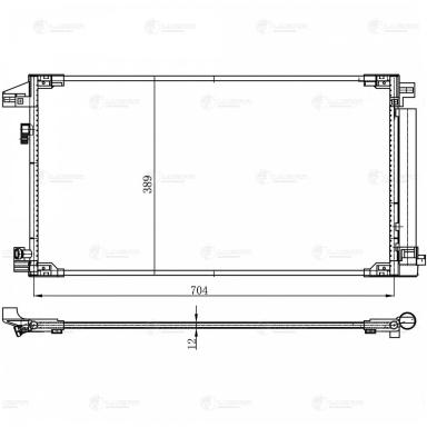 Радиатор кондиционера LRAC 1925