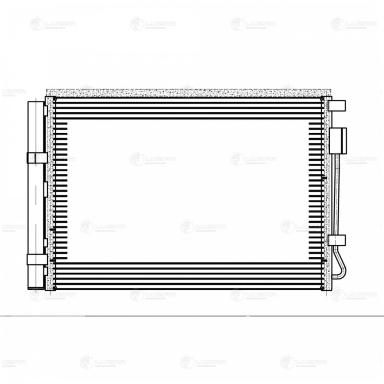 Радиатор кондиционера LRAC 08L5