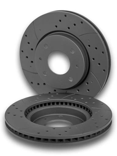 Диск тормозной передний вентилируемый DSK-F269W