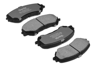 КОЛОДКИ ТОРМОЗНЫЕ ПЕР BPF182PG