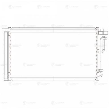 Радиатор кондиционера LRAC 0831