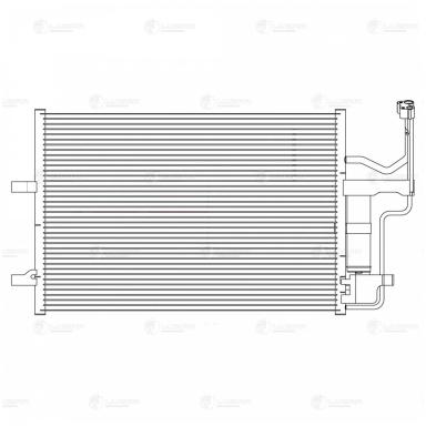 Радиатор кондиционера LRAC 2548