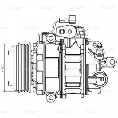 Компрессор кондиционера LCAC 1013