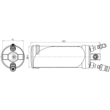 Ресивер-осушитель кондиционера LCR 2801