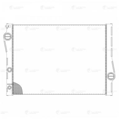 Радиатор двигателя LRc 26194