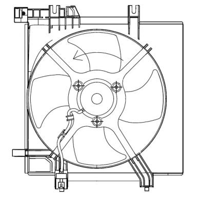 Вентилятор охлаждения в сборе с электроприводом LFK 2212