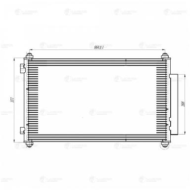 Радиатор кондиционера LRAC 23ZP