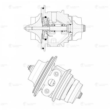 Турбокомпрессор б/корп. LAT 5004