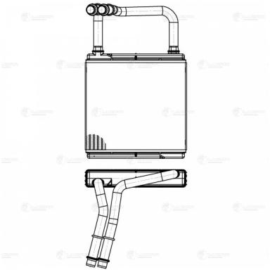 Радиатор отопителя LRh 1511