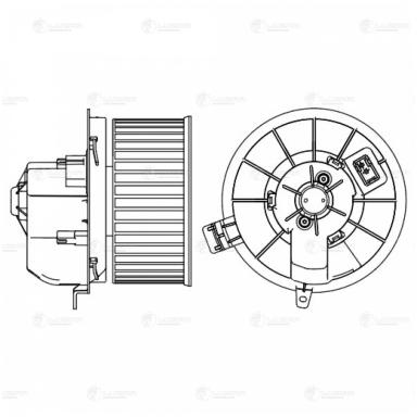 Мотор печки c крыльчаткой LFh 3002