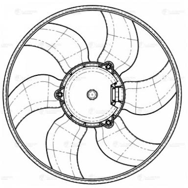 Вентилятор охлаждения в сборе с электроприводом LFc 0907