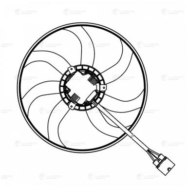 Вентилятор охлаждения в сборе с электроприводом LFc 1803