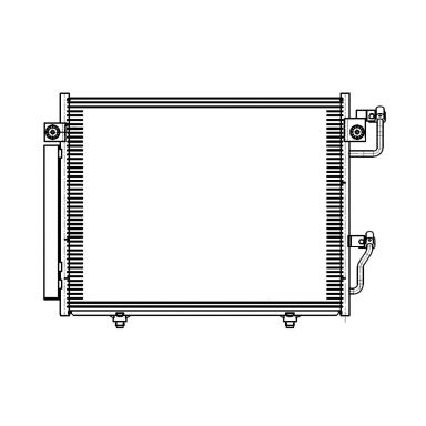 Радиатор кондиционера LRAC 11151