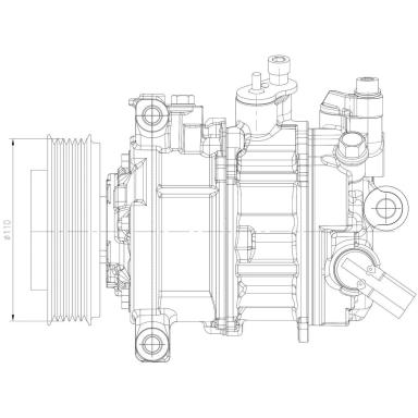 Компрессор кондиционера LCAC 1815