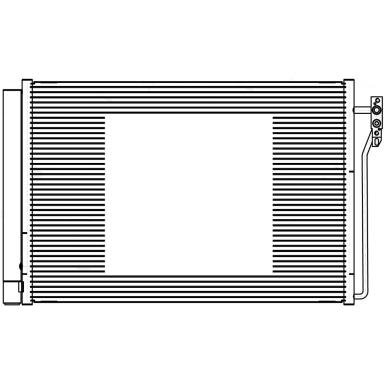 Радиатор кондиционера LRAC 1011