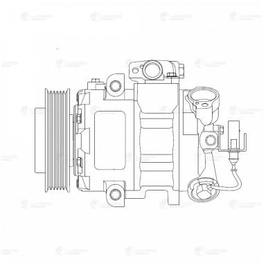 Компрессор кондиционера LCAC 1814