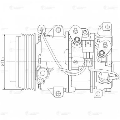 Компрессор кондиционера LCAC 1936