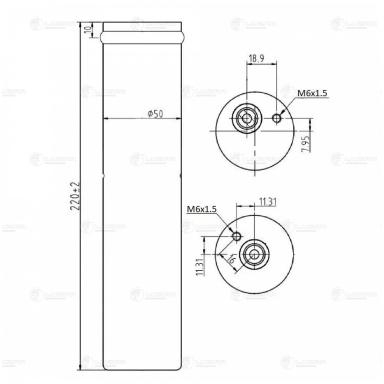 Ресивер-осушитель кондиционера LCR 0578