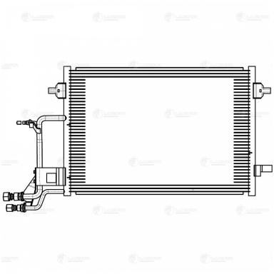 Радиатор кондиционера LRAC 1812