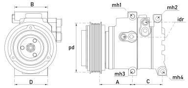Компрессор кондиционера TT22061