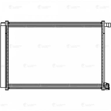 Радиатор кондиционера LRAC 1514
