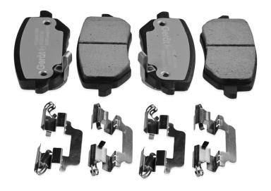 Тормозные колодки BPR166PG