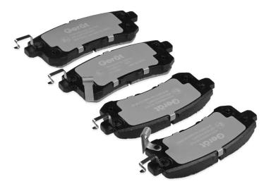 КОЛОДКИ ТОРМ.ЗАД., К-Т BPR126PG