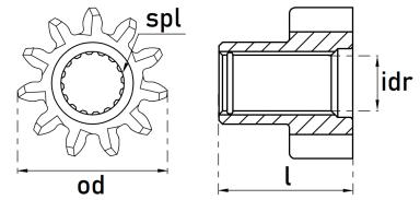 Зубчатка TT61831