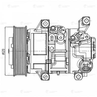 Компрессор кондиционера LCAC 1920