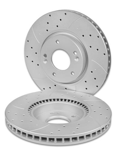 Диск тормозной передний вентилируемый DSK-F101P