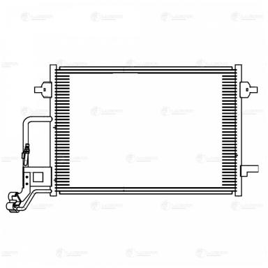 Радиатор кондиционера LRAC 1865