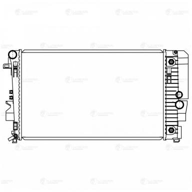 Радиатор двигателя LRc 15104