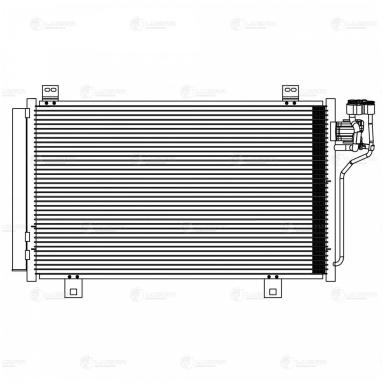 Радиатор кондиционера LRAC 251EP