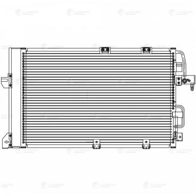 Радиатор кондиционера LRAC 2127