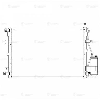 Радиатор кондиционера LRAC 1058