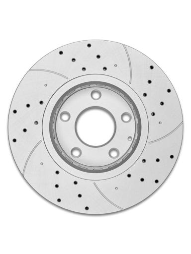 Диск тормозной передний вентилируемый DSK-F014P