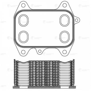 Радиатор масляный LOc 1806