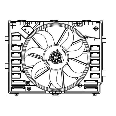 Мотор вентилятора охлаждения LFK 1858