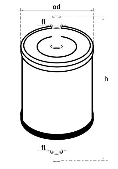 Фильтр топливный TTF3011