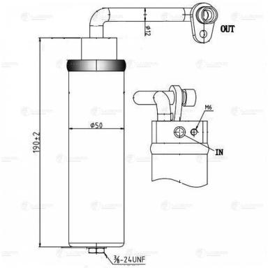 Ресивер-осушитель кондиционера LCR 1421