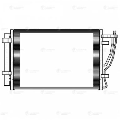 Радиатор кондиционера LRAC 08M1