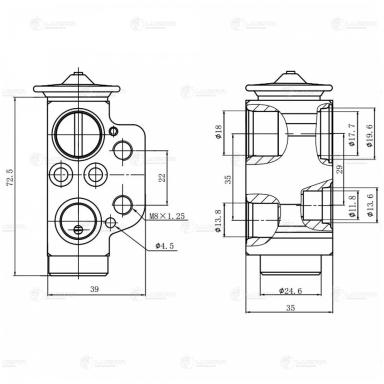 Клапан расширительный кондиционера LTRV 1825
