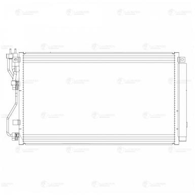 Радиатор кондиционера LRAC 08120