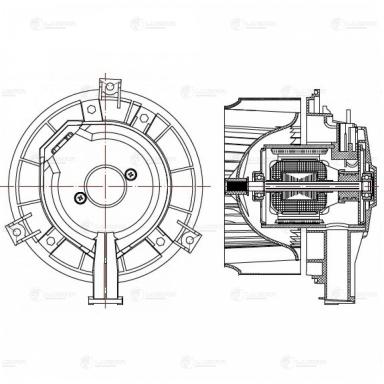 Мотор отопителя салона LFh 0595