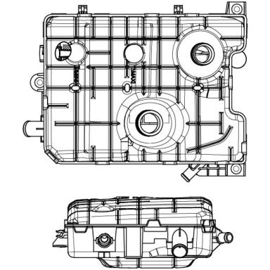 Бачок расширительный LET 0901