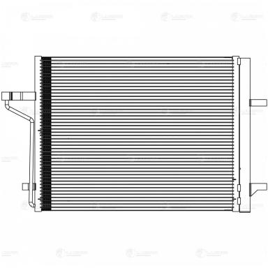Радиатор кондиционера LRAC 1070