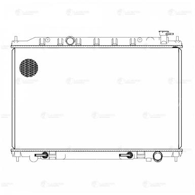 Радиатор двигателя LRc 141CA