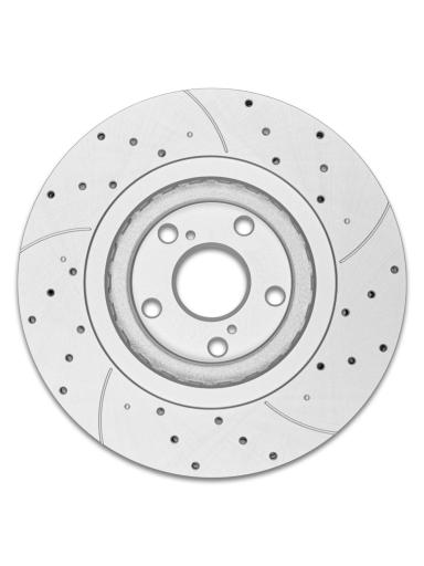 Диск тормозной передний DSK-F021P