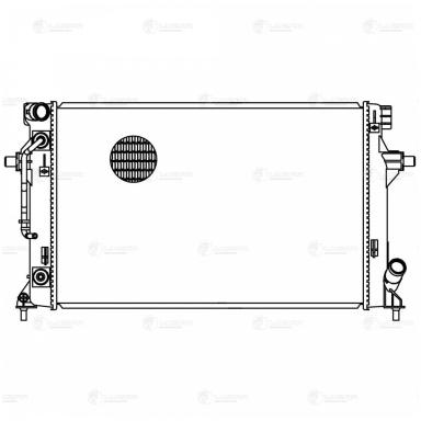 Радиатор двигателя LRc 08131